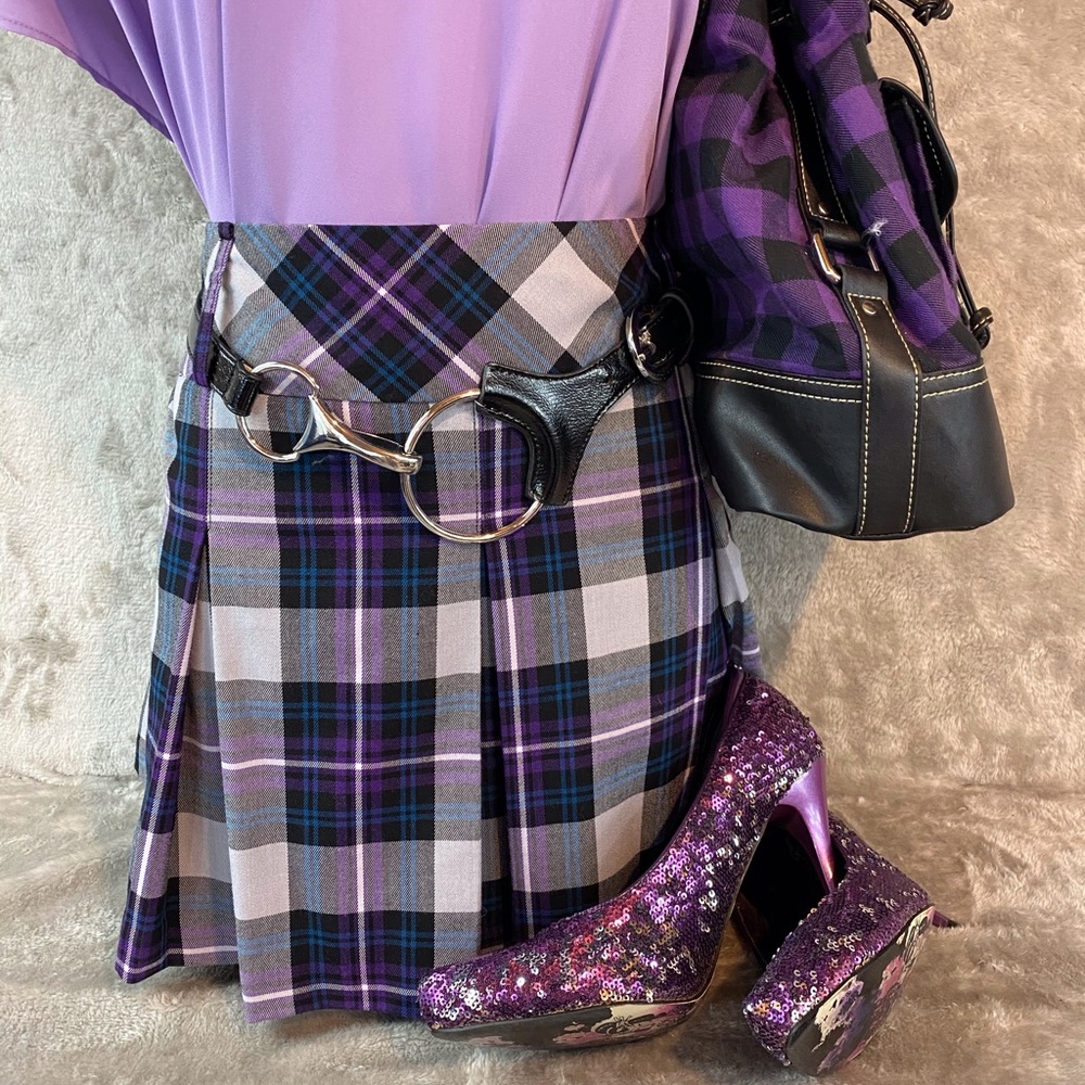 Purple Plaid Mini